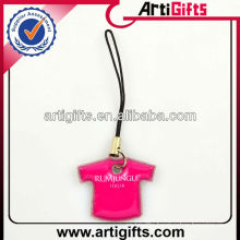 Handmade fashion mobile phone strap with custom logo